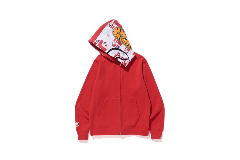 BAPE "Our City" British Themed Shark Hoodie Sk8thing Selfridges