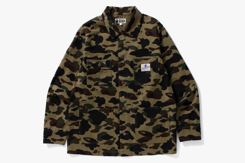 BAPE Duck 1ST CAMO Hat Cap Coverall Jacket 2017 Fall Winter October 14 Drop Release Info
