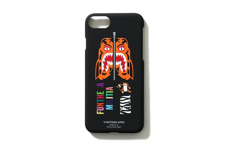 BAPE iPhone 8 Cases A Bathing Ape Apple Plus Black Shark 2017 October 28 Fall Release Date Info Shark Hoodies Ape Head PONR World Gone Mad