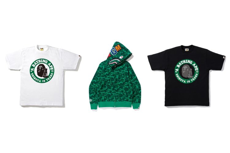 BAPE Unveils Special 10th Anniversary Capsule for Shibuya Store