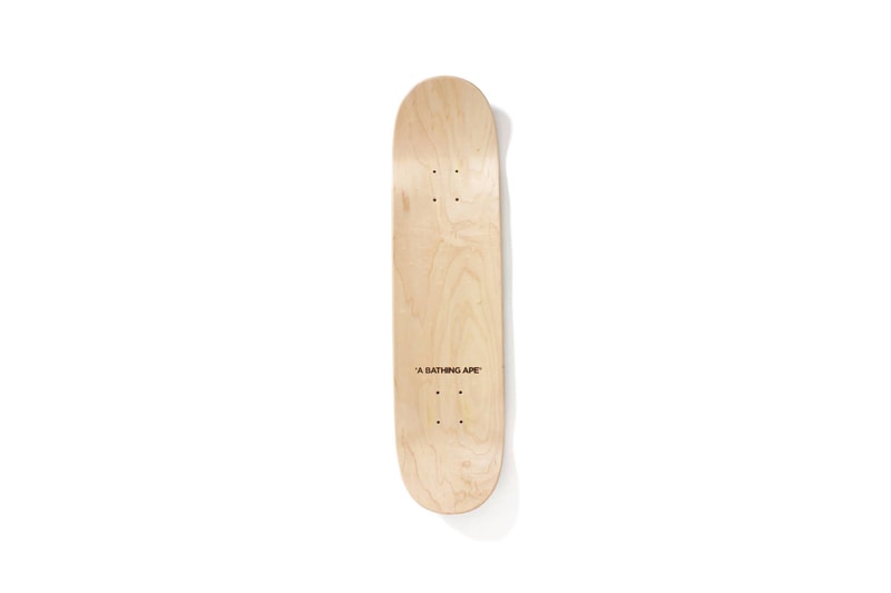 BAPE ABC Camo Print Skateboard Decks Release Wheels Keychains Three Colors Pink Blue Olive