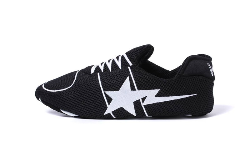A Bathing Ape BAPE STA Room Shoes Black White 2017 October 7 Release Date Info Footwear