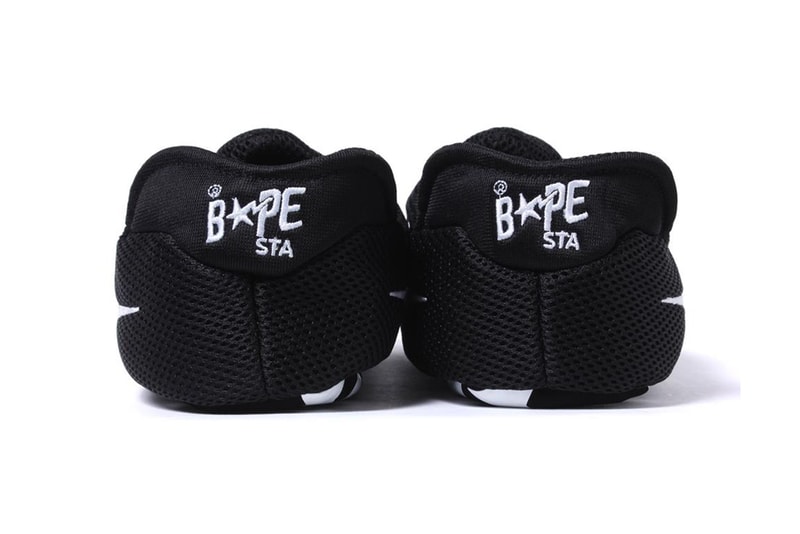 A Bathing Ape BAPE STA Room Shoes Black White 2017 October 7 Release Date Info Footwear