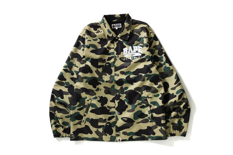 BAPE Fall Winter 2017 1ST CAMO Tech Collection Snowboard Jacket Parka Pants Camouflage October 28 Release Date Info Drops