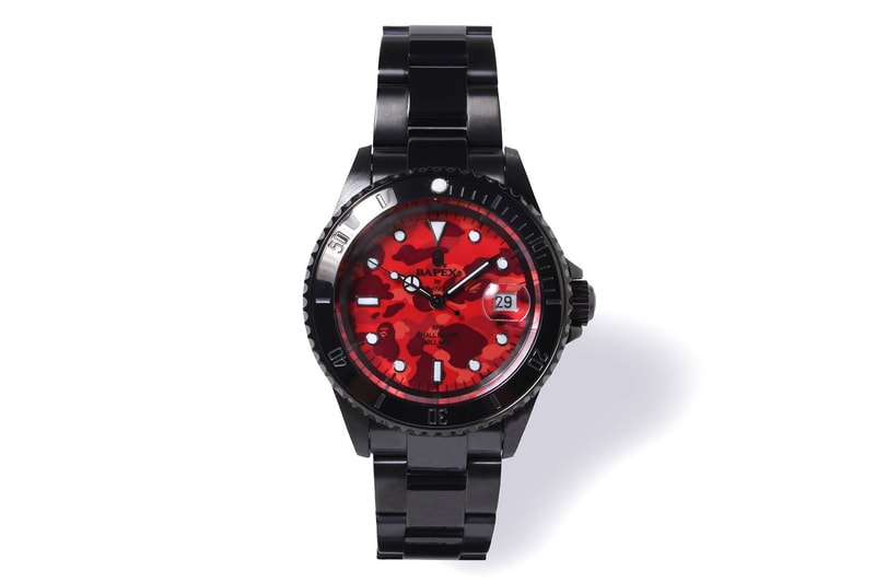 BAPE BAPEX TYPE-1 TYPE-3 2017 Fall Collection A BATHING APE watches timepieces wristwatches time rolex camouflage camo