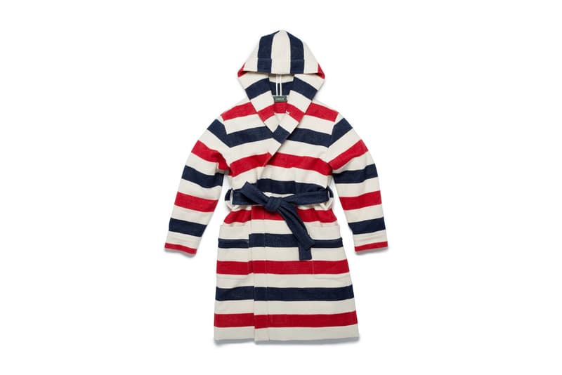 Best Made Co Sleepy Jones Fall Winter 2017 Capsule Collection Red White Blue Stripes Robe Blanket Water Bottle 2 November Release Date Info