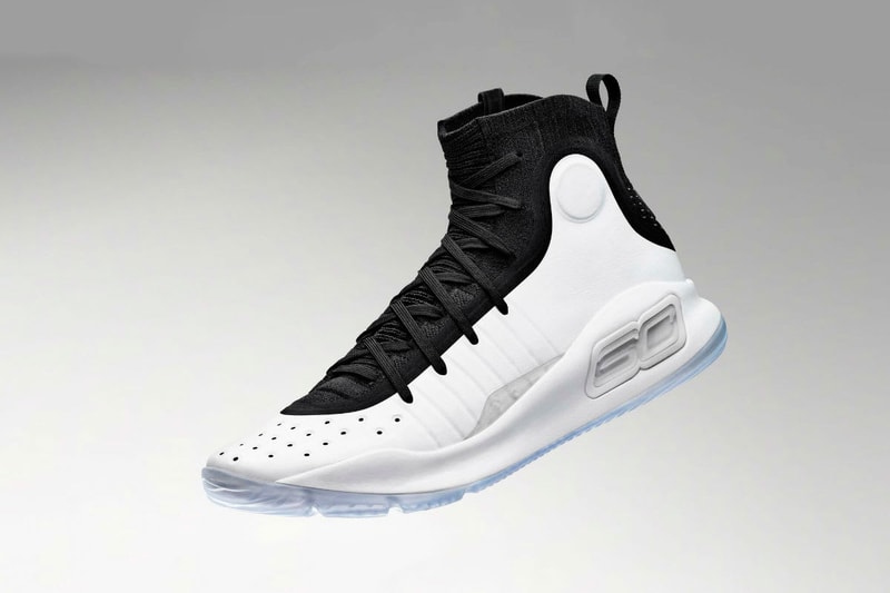Under Armour Curry 4 Black and White