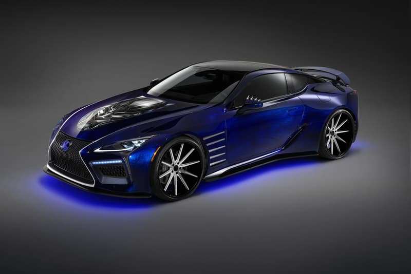 Marvel Black Panther Lexus LC Concept Car Vehicle Collaboration Custom