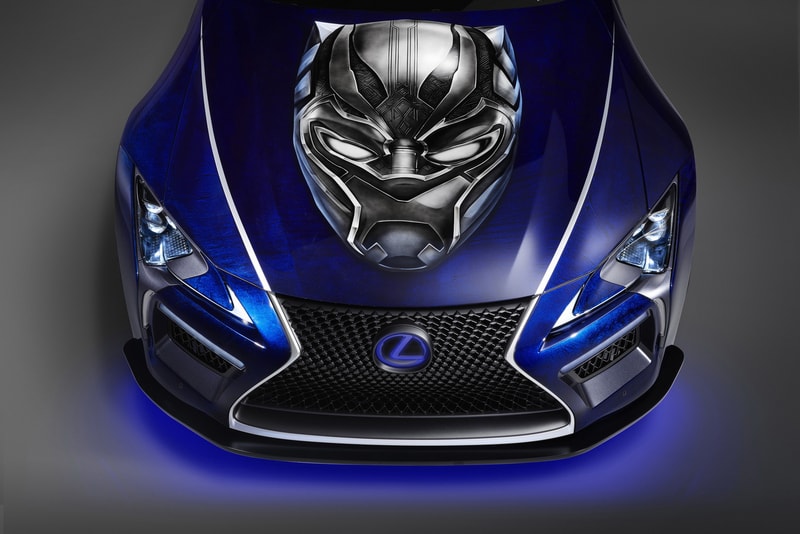 Marvel Black Panther Lexus LC Concept Car Vehicle Collaboration Custom