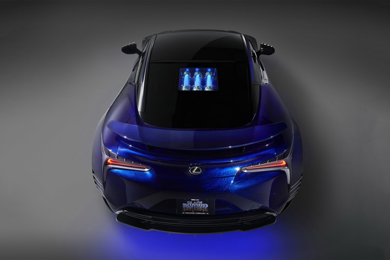 Marvel Black Panther Lexus LC Concept Car Vehicle Collaboration Custom