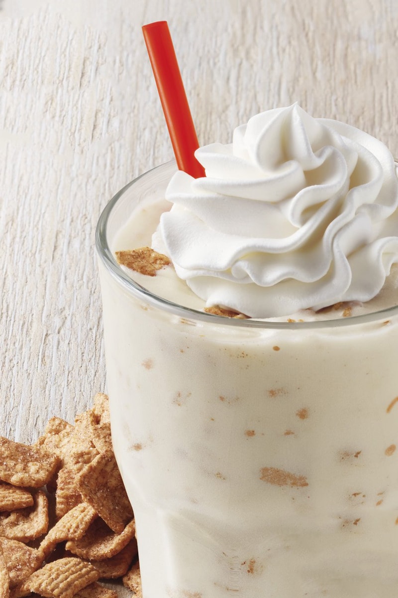 Burger King Cinnamon Toast Crunch Milkshake 2017 October Release Breakfast