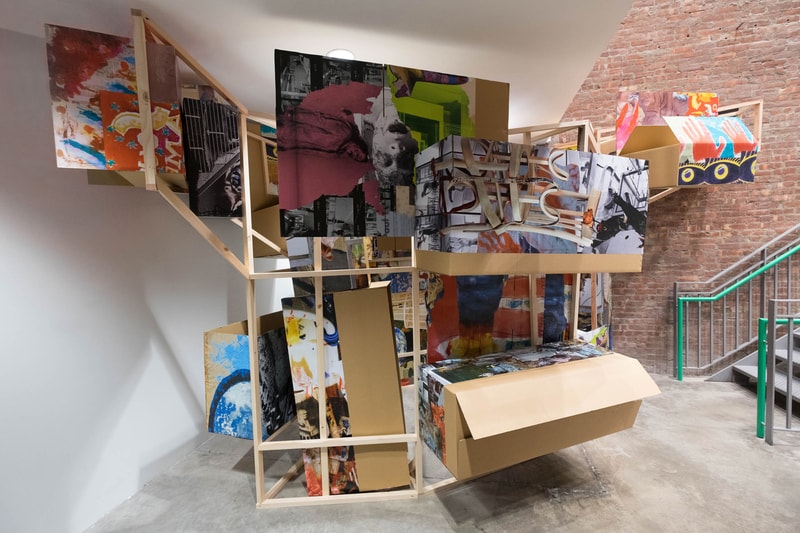 Comme des Garçons Dover Street Market New York Installation Artwork sculpture Painting Cardboard Box London Frieze Art Fair 2017 October dsmny