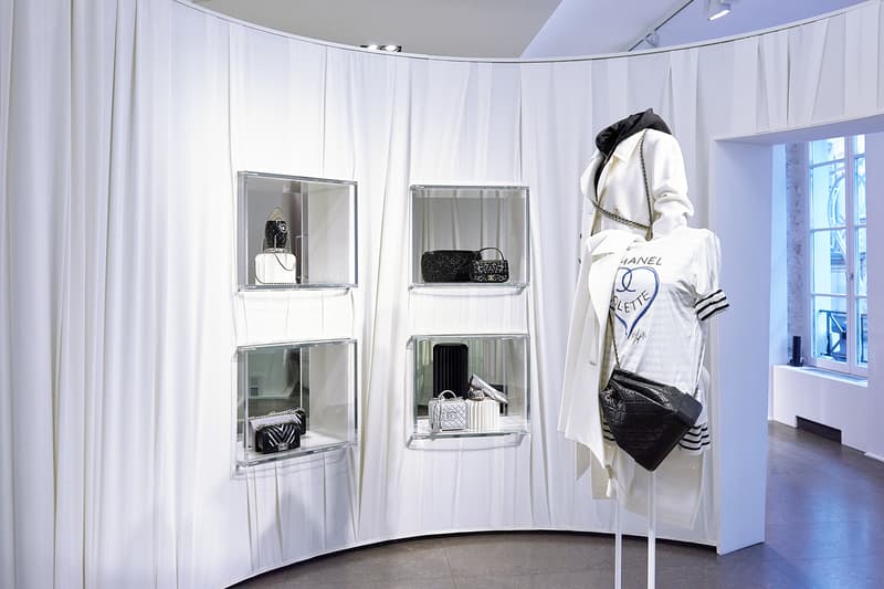 Chanel colette Takeover Look Inside Setup Karl Lagerfeld T Shirt Logo