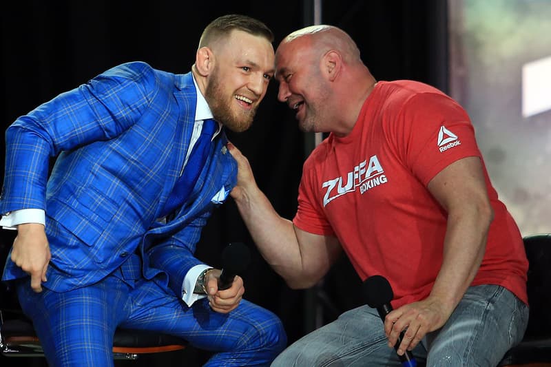 Dana White Conor McGregor Tony Ferguson UFC Fight