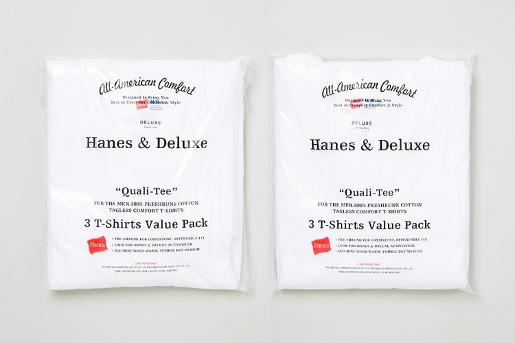 DELUXE and Hanes Drop "Quali-Tee" White T-Shirt Value Packs