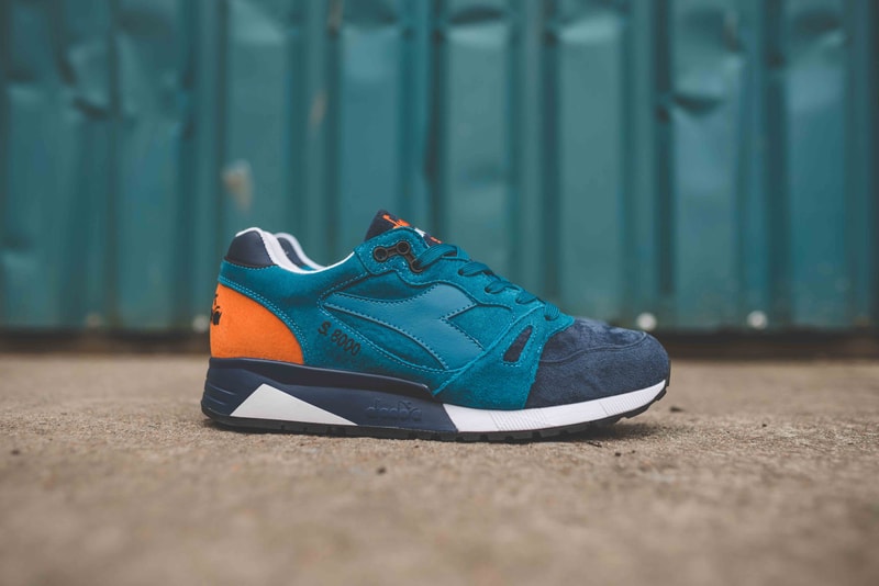 Diadora S8000 Alpine Trek Made in Italy Lyons White Blue Winter Green Black Iris