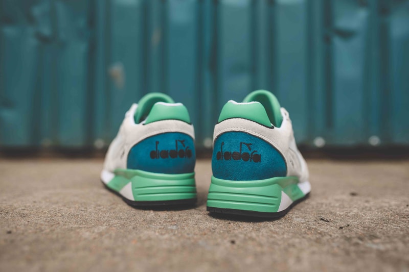 Diadora S8000 Alpine Trek Made in Italy Lyons White Blue Winter Green Black Iris