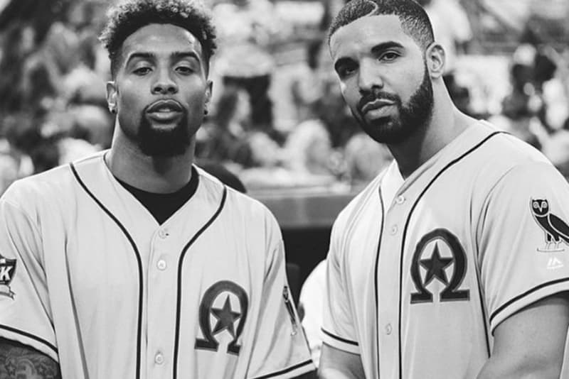 Drake Odell Beckham Jr Hospital Visit 2017 October 10 New York Giants Wide Receiver Hurt Injured Surgery