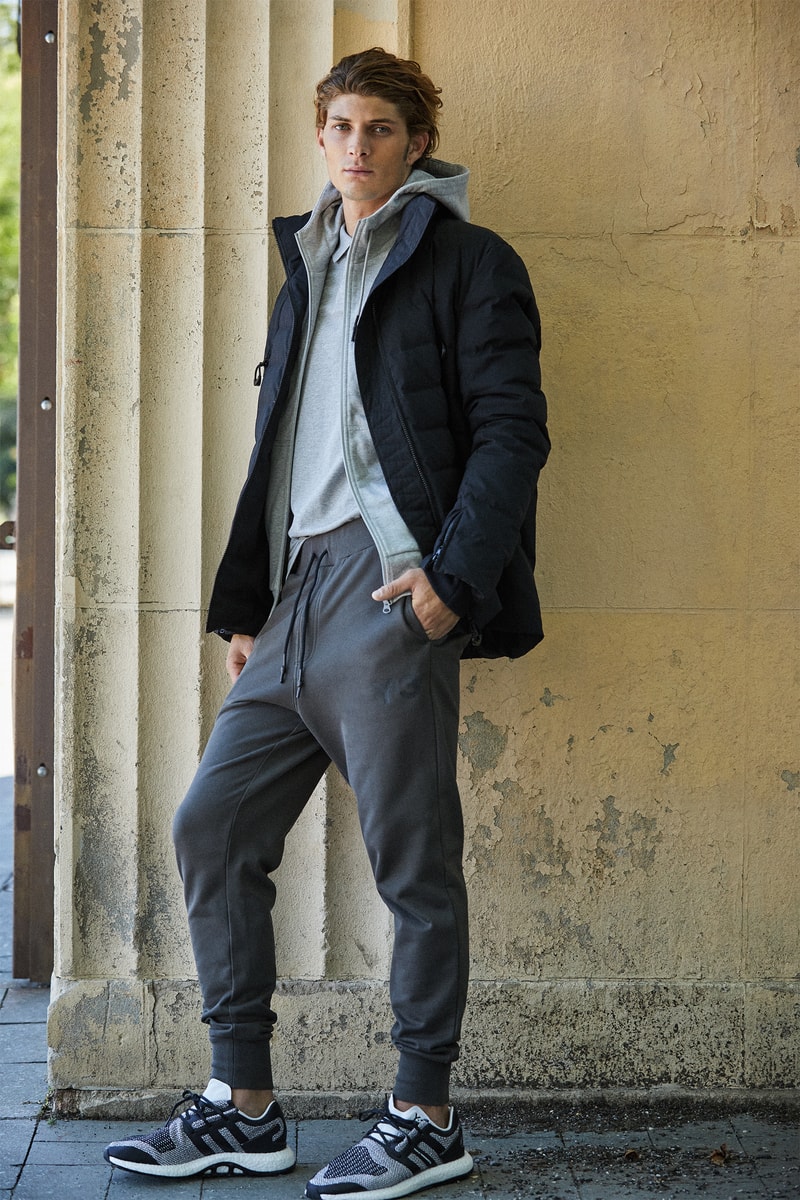 East Dane Y-3 Activewear Essentials gray look