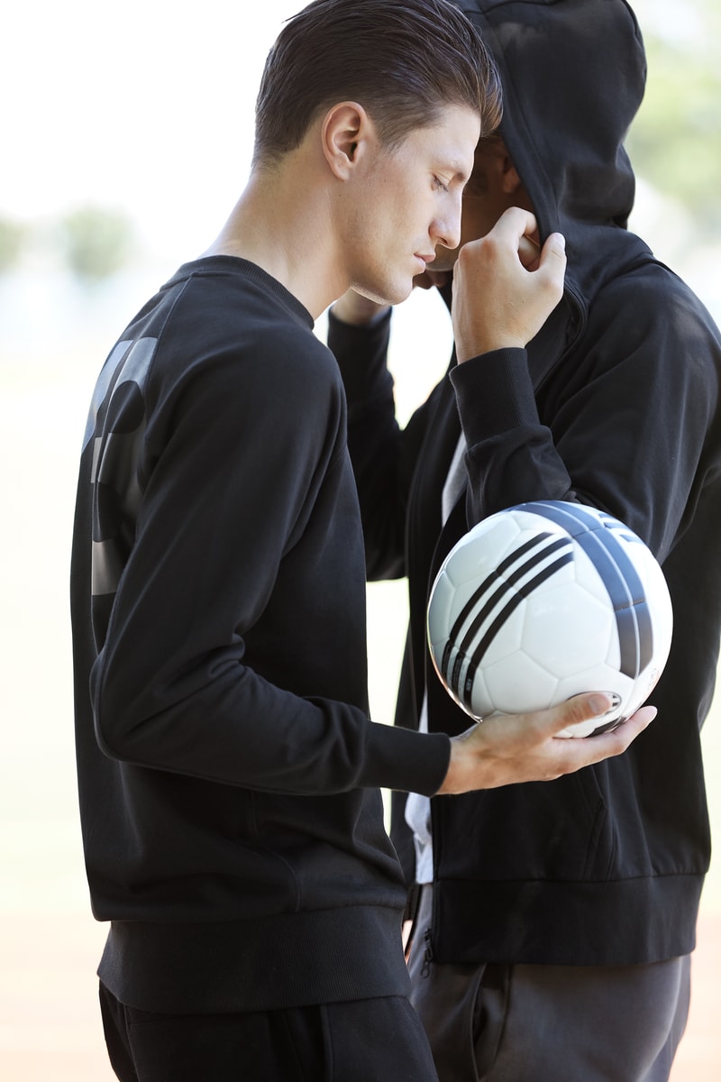 East Dane Y-3 Activewear Essentials all black and soccer ball