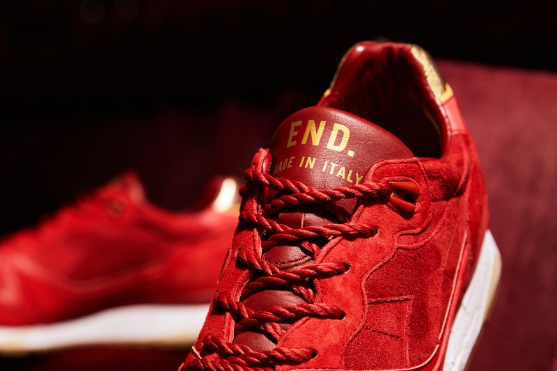 END Diadora V7000 Opera Collaboration Sneaker Shoe Drop Date Release Info 2017 November 4 Suede Leather Italy