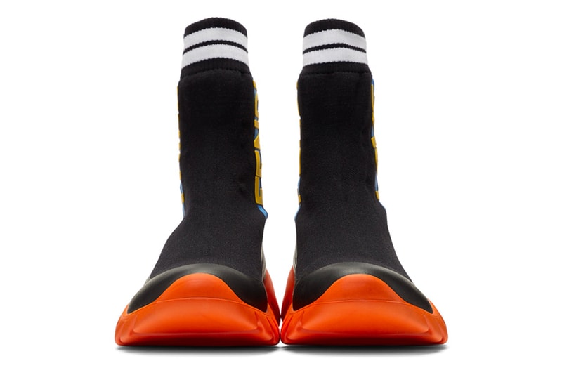 Fendi High Top Sock Trainer Think