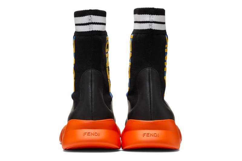 Fendi High Top Sock Trainer Think