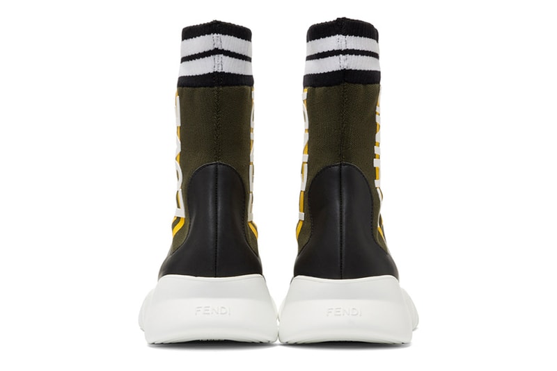 Fendi High Top Sock Trainer Think