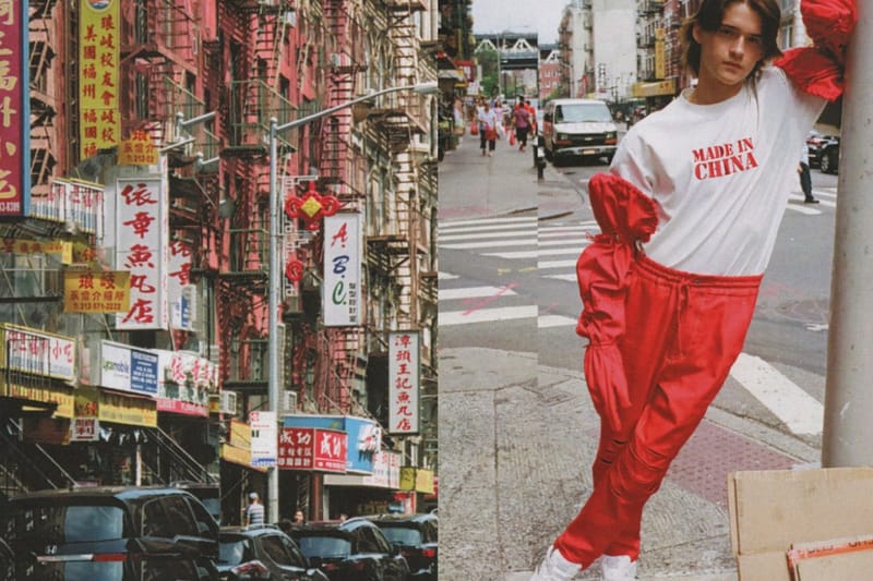 Feng Chen Wang's SS18 Collection Embodies "Made In China" Stereotypes