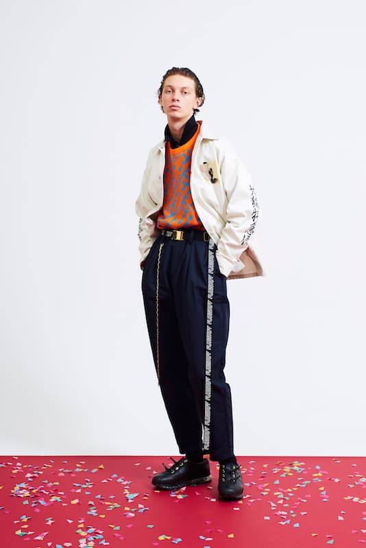 F-LAGSTUF-F Spring/Summer 2018 Collection outwear jackets coats streetwear menswear style fashion orange graphics prints overalls mexico japan