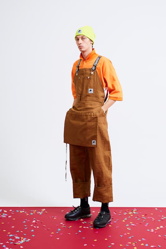 F-LAGSTUF-F Spring/Summer 2018 Collection outwear jackets coats streetwear menswear style fashion orange graphics prints overalls mexico japan