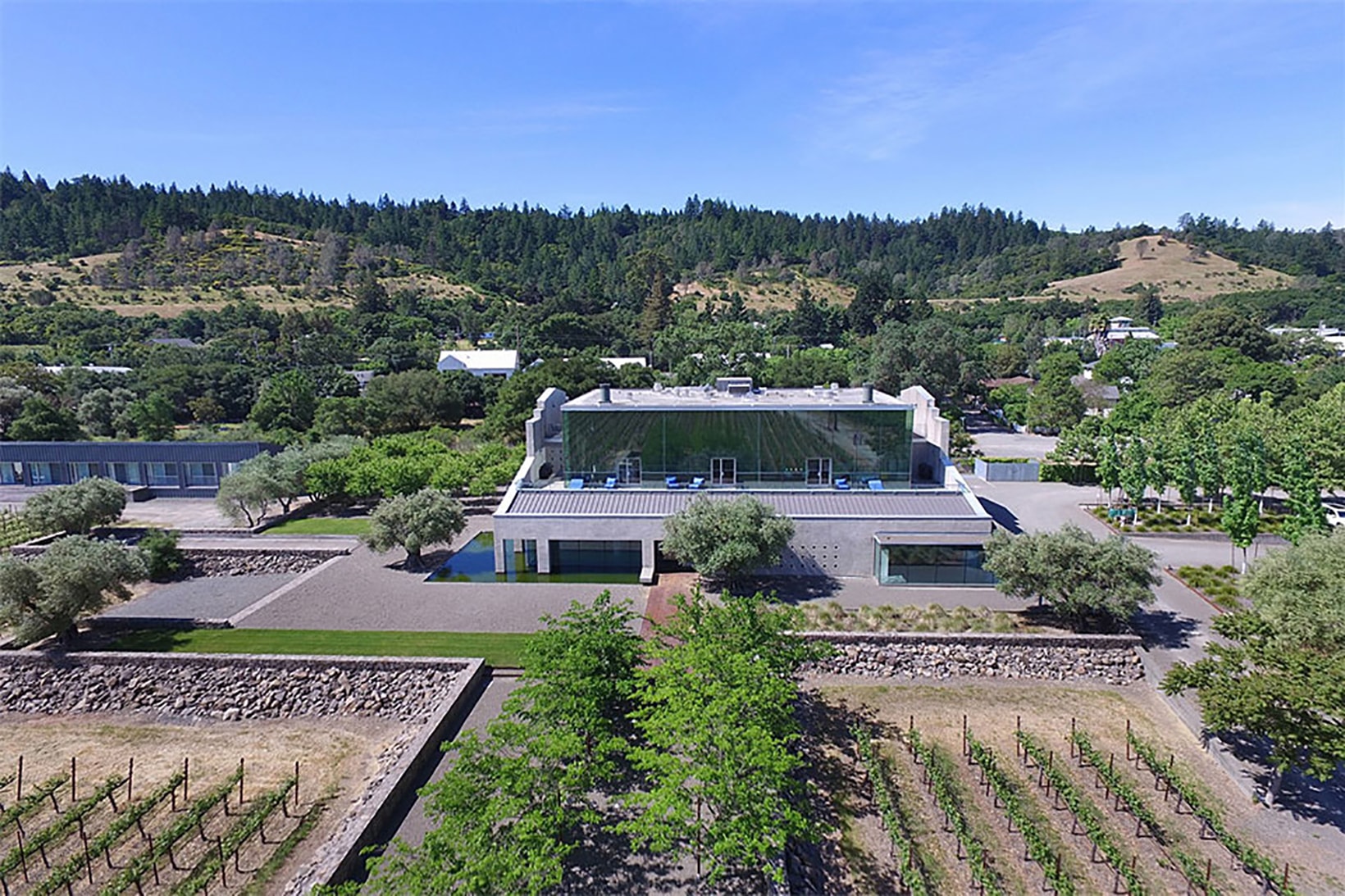 Geyserville Vineyard Home House Industrial Architecture California Buildings