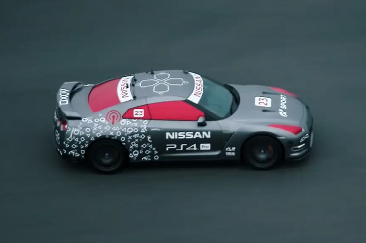 A Nissan GT-R Was Fully Driven With Just a PS4 Controller