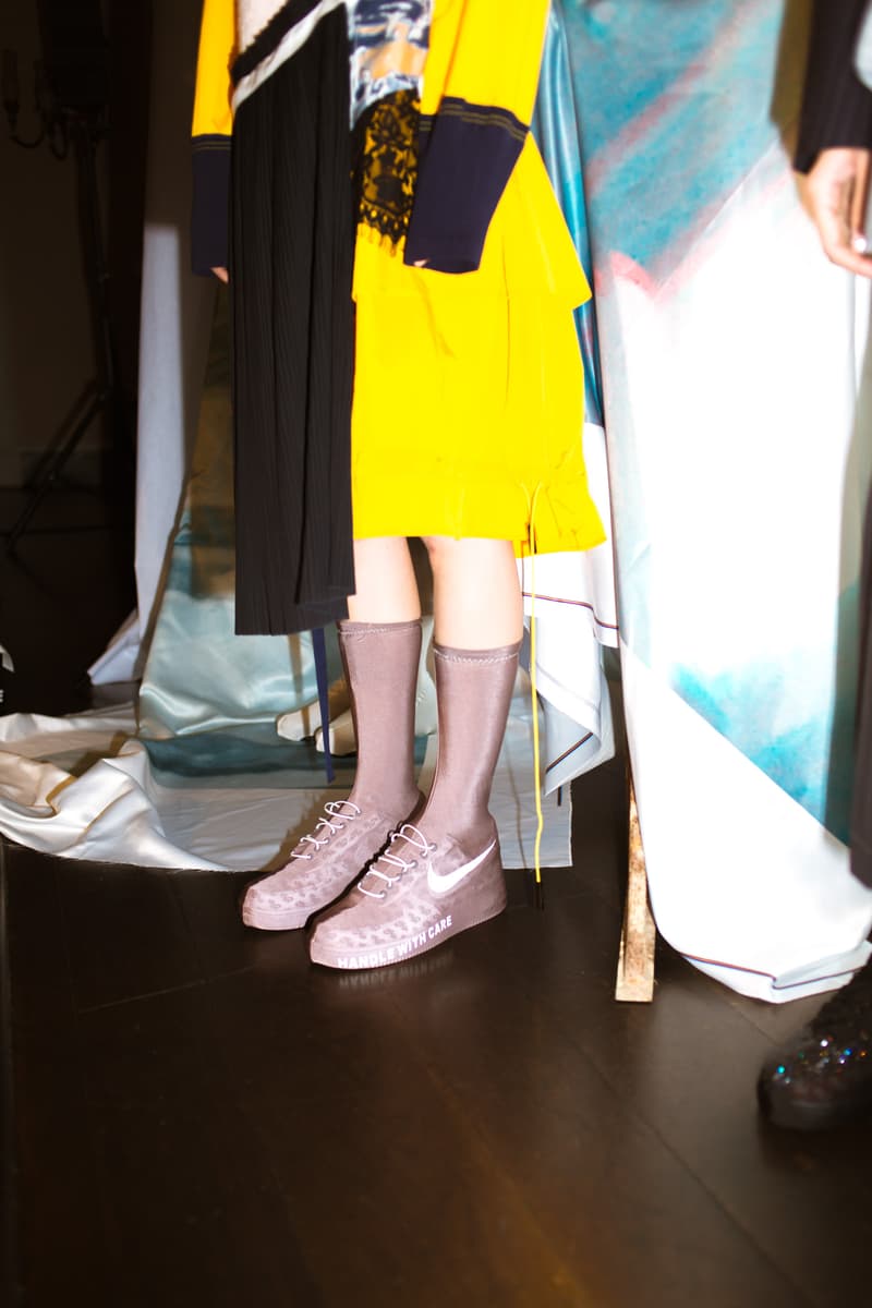 Haizhen Wang Spring Summer 2018 Collection Shaghai Fashion Week Nike Air Force 1