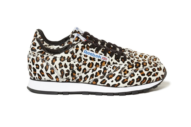 Head Porter Plus Reebok Classic Leather Leopard Print Hairy Calf