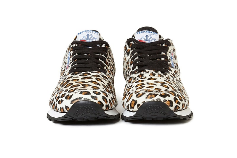 Head Porter Plus Reebok Classic Leather Leopard Print Hairy Calf