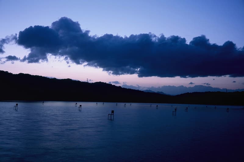 Hidemi Nishida "Fragile Chairs" Japan Hokkaido Lake Art