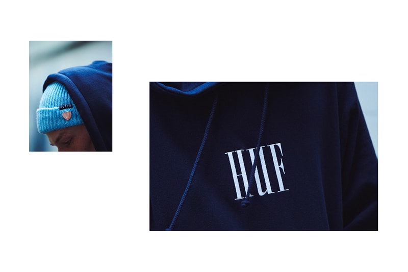 HUF Holiday 2017 Lookbook fashion collection clothing streetwear menswear sneakers hoodie t-shirt tee jacket coat outerwar 
