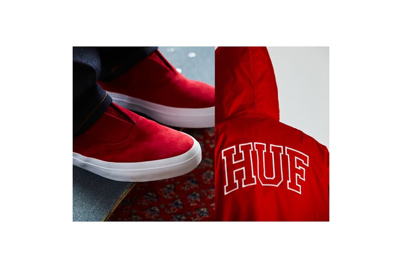 HUF Holiday 2017 Lookbook fashion collection clothing streetwear menswear sneakers hoodie t-shirt tee jacket coat outerwar 