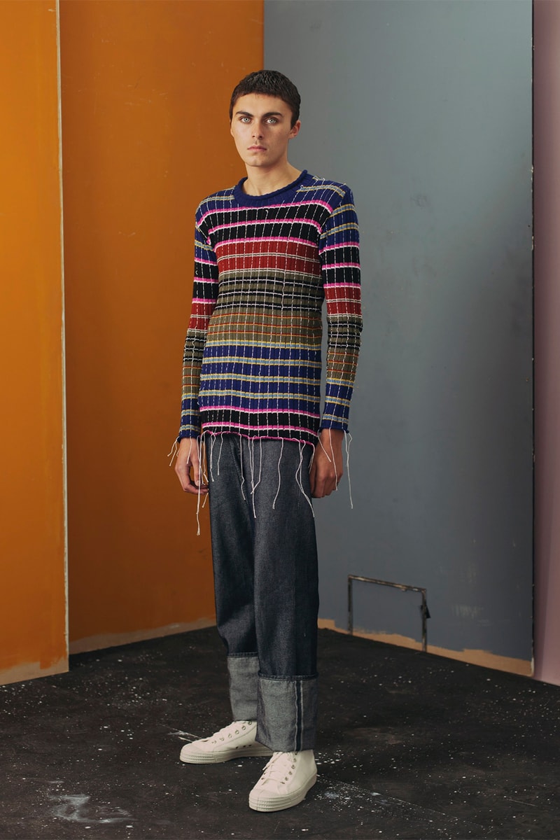 JAMES STUDIO 2018 Spring Summer Collection lookbook menswear suits suiting denim sweaters outerwear jeans jackets coats