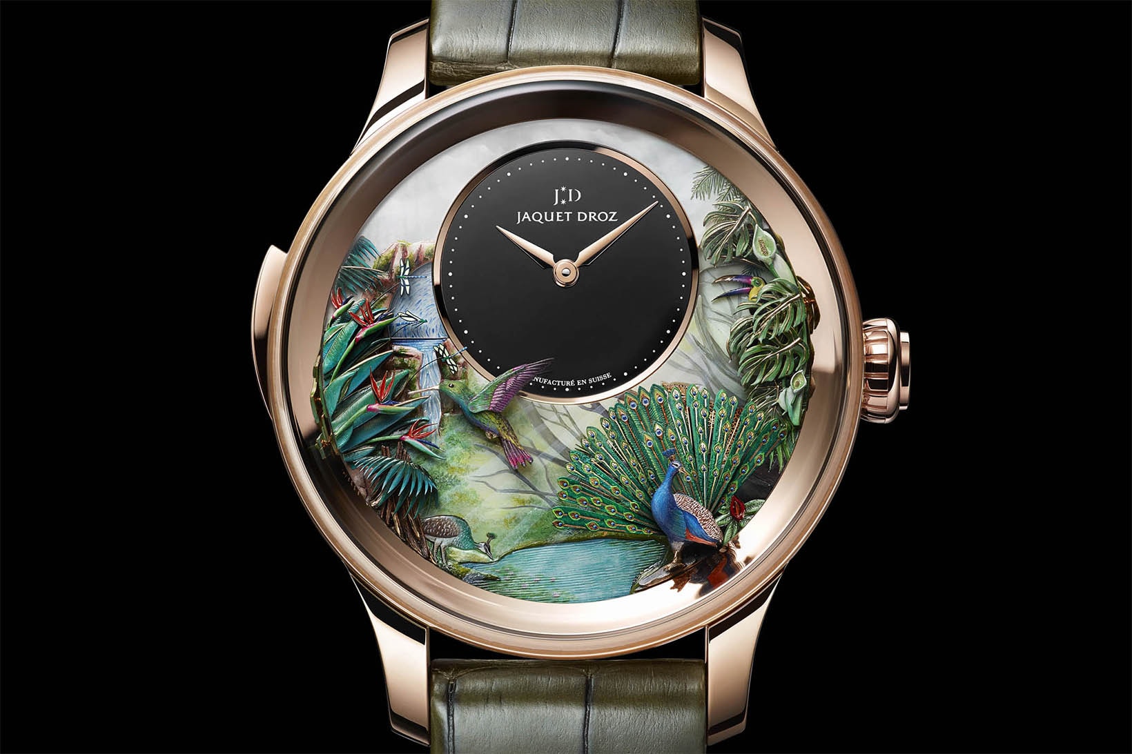 Jaquet Droz Tropical Bird Repeater Watch Swiss Limited Edition Pierre Timepieces