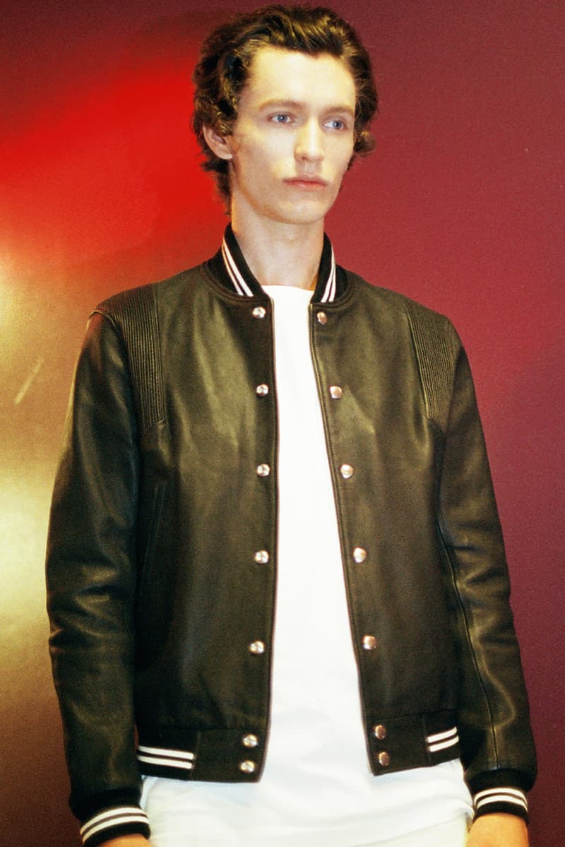 John Elliott Blackmeans Leather Jacket Fall Winter 2017