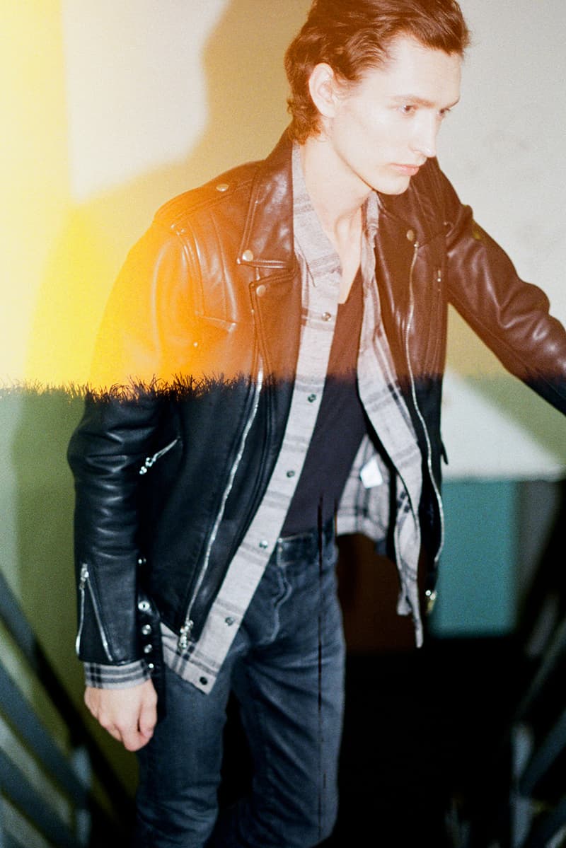 John Elliott Blackmeans Leather Jacket Fall Winter 2017