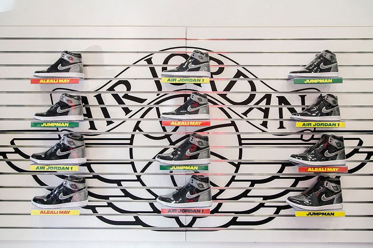 Jordan Brand Put Together a Retro Pop-Up Shop for Aleali May's Air Jordan 1 Release
