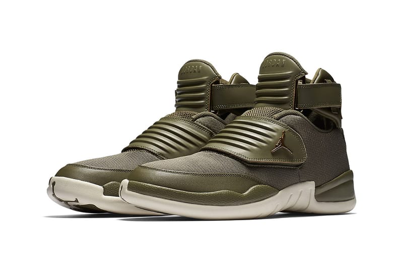 olive color jordans
