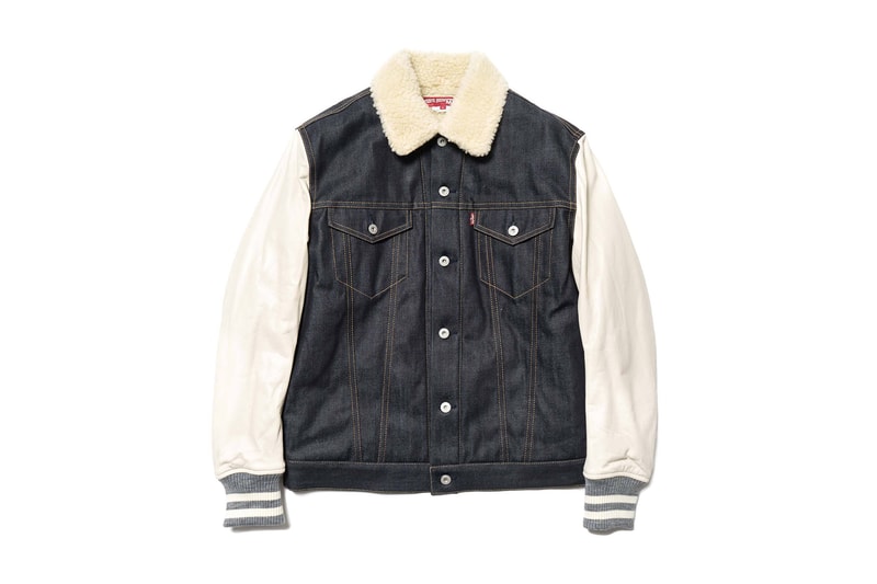 Junya Watanabe MAN The North Face Carhartt Levis Collaborations Fall Winter 2017 Jackets Coats Jeans Patchwork Denim haven purchase release information buy