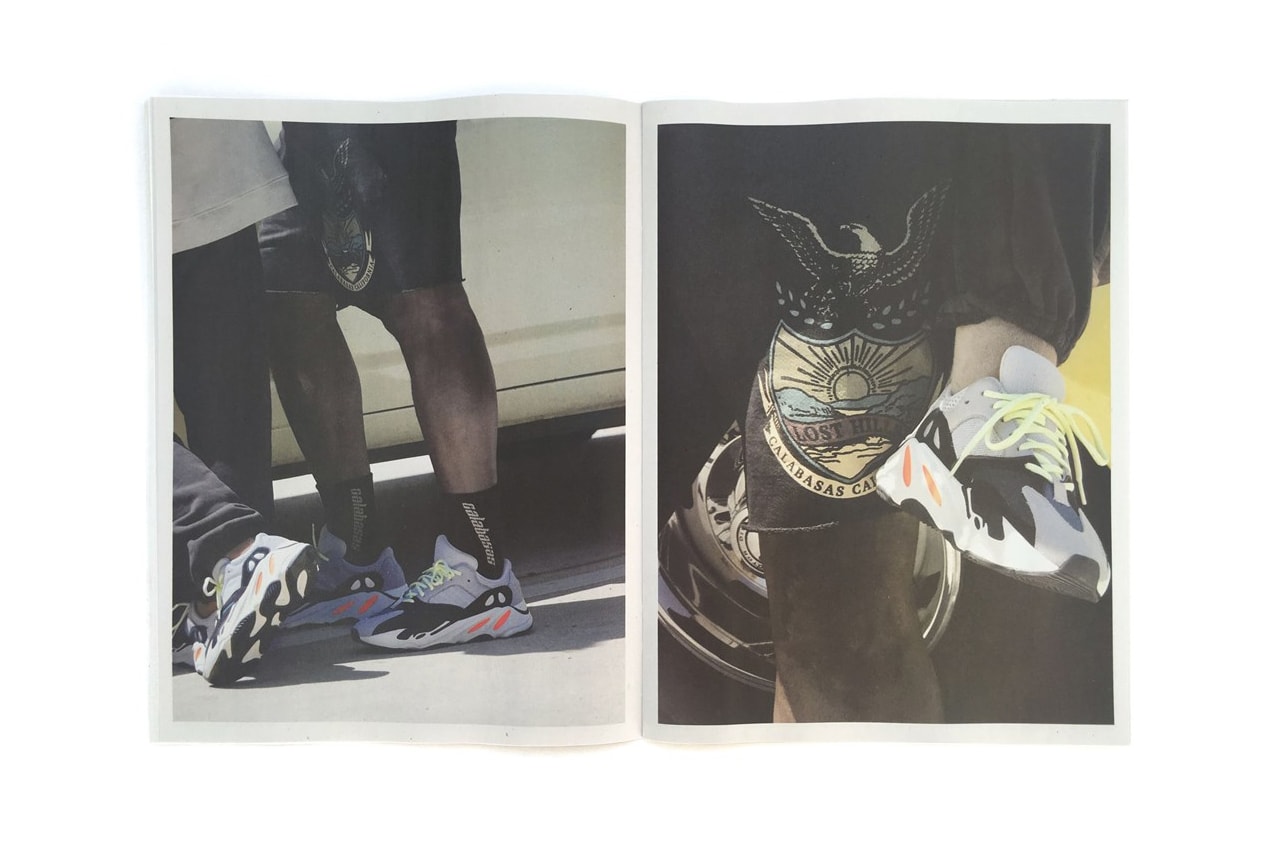 Kanye West Calabasas Collection 2 Zine adidas YEEZY Wave Runner 700 Apparel Clothing Streetwear Fashion