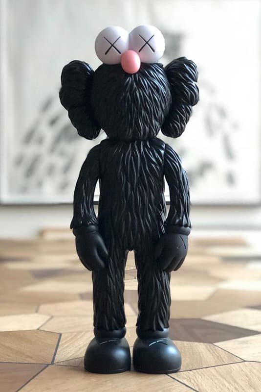 KAWS BFF Vinyl Open Edition Blue Black Figure Collectible Art Artwork