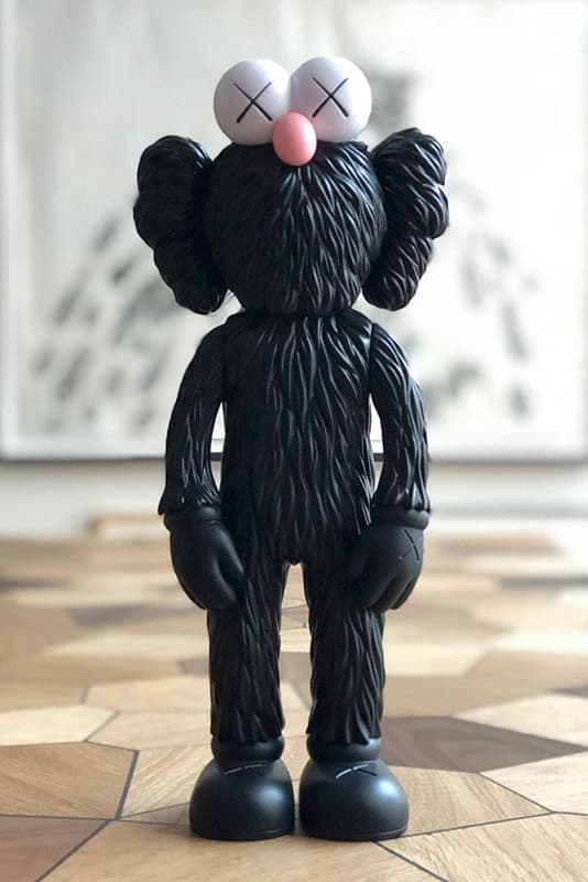 KAWS BFF Vinyl Open Edition Blue Black Figure Collectible Art Artwork