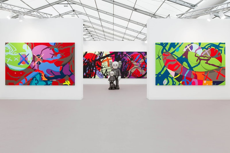 KAWS Galerie Perrotin Frieze Art Fair London Solo Exhibit Artwork